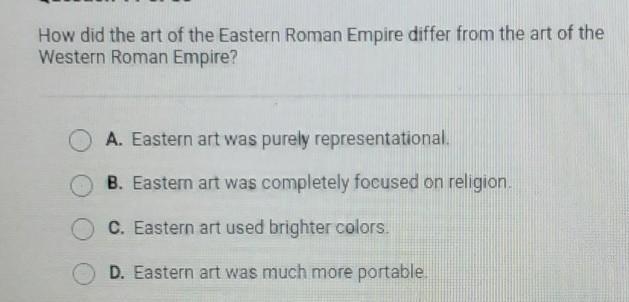 30 EASY POINTS HELP FAST PLEASEEEEE!!!!!!!!!! How did the art of the Eastern Roman-example-1