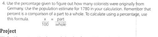 PLEASE HELP!!! Use the percentage given to figure out how many colonists were originally-example-1