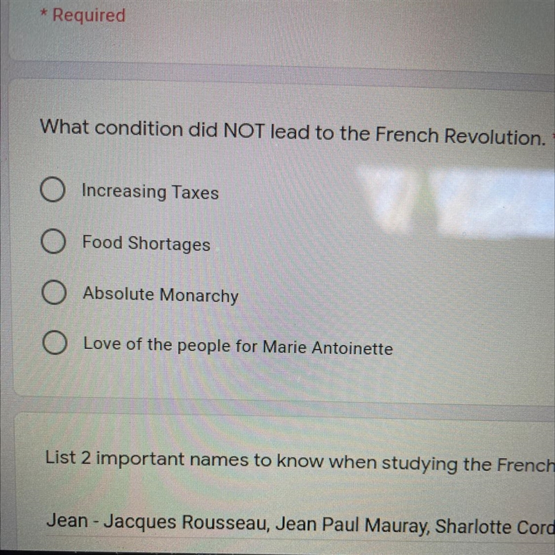 Help needed ASAP on French Revolution-example-1