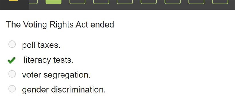 The Voting Rights Act ended-example-1