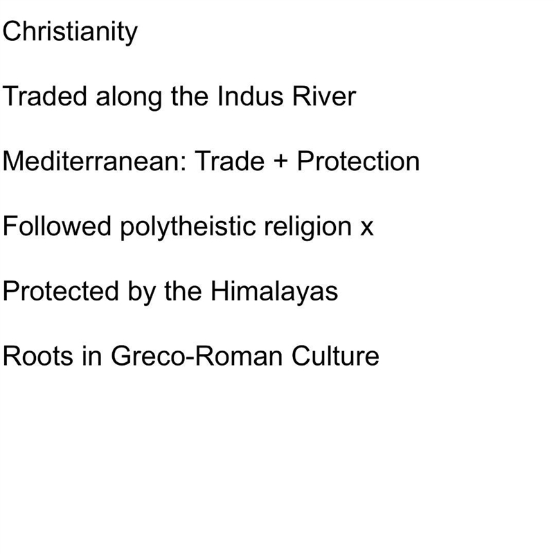 From the examples, pick 3 that were the same in both the Western and Eastern Roman-example-1