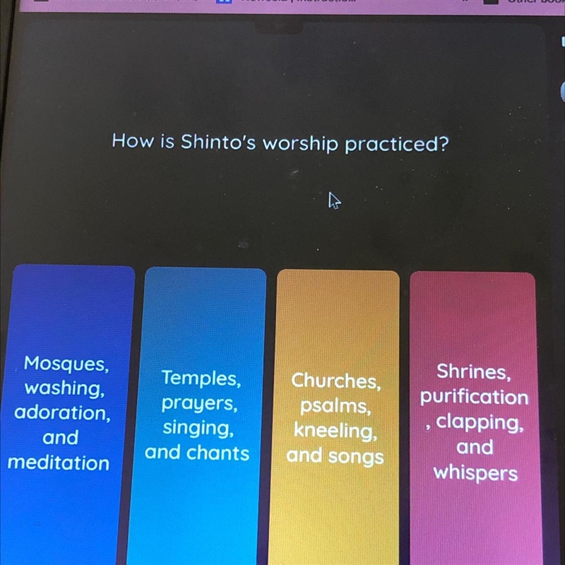 How is Shinto's worship practiced? HELP PLEASE-example-1