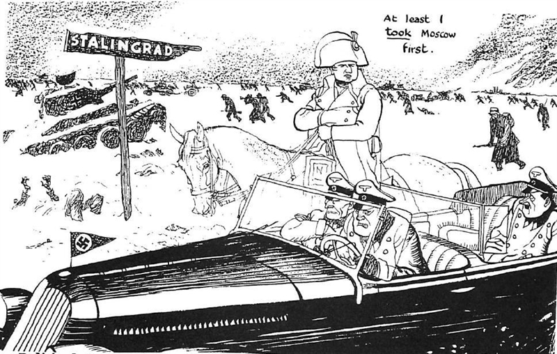 *LEGIT ANSWERS ONLY - WILL REPORT IF ABSURD* Battle of Stalingrad Political Cartoon-example-1