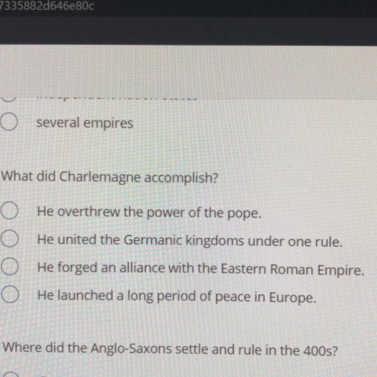 What did Charlemagne accomplish?-example-1