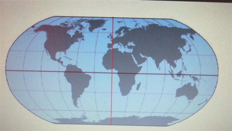 The red line running vertically through the middle of this map represents a. the Tropic-example-1