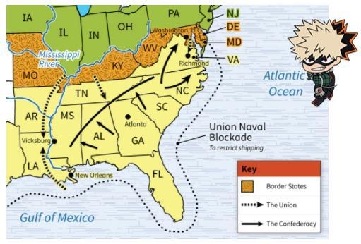 Please help me! What does the image illustrate in terms of how strategies of the Union-example-1