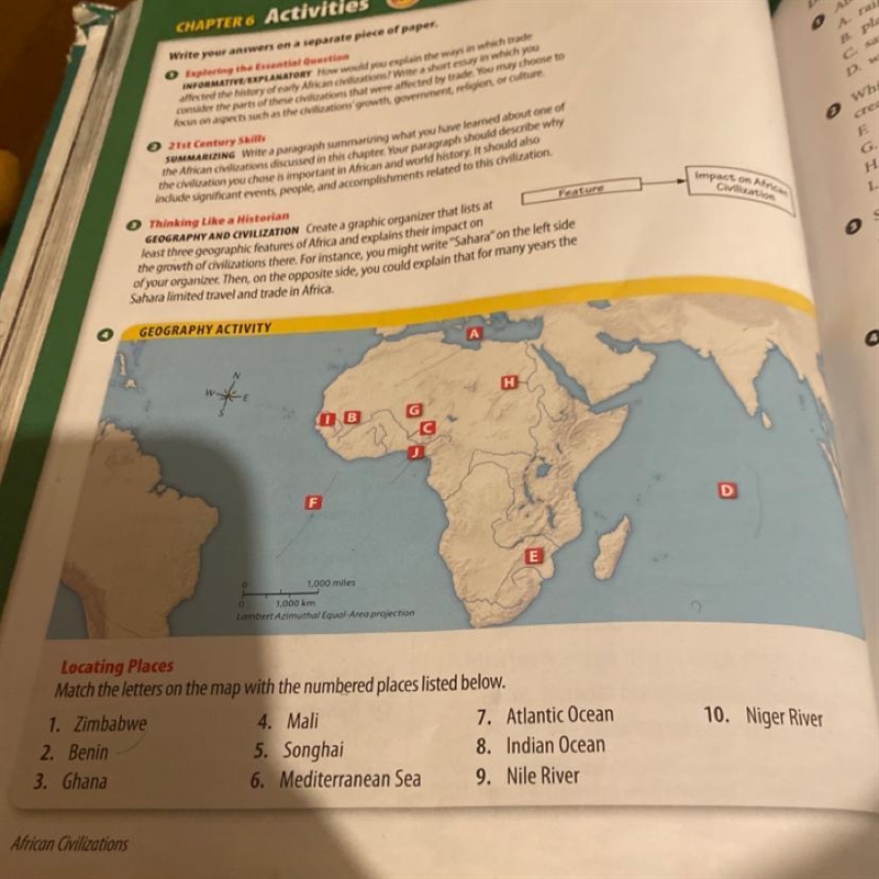 I need help on the map at the bottom #4-example-1