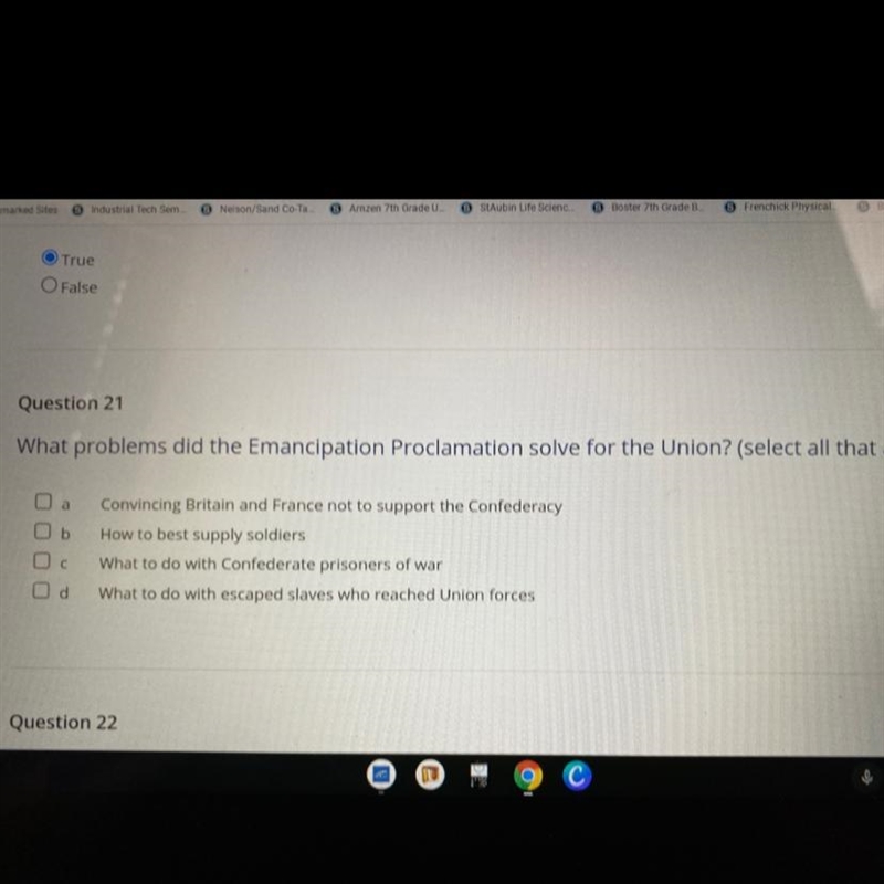 What problems did the emancipation proclamation solve for the union?-example-1