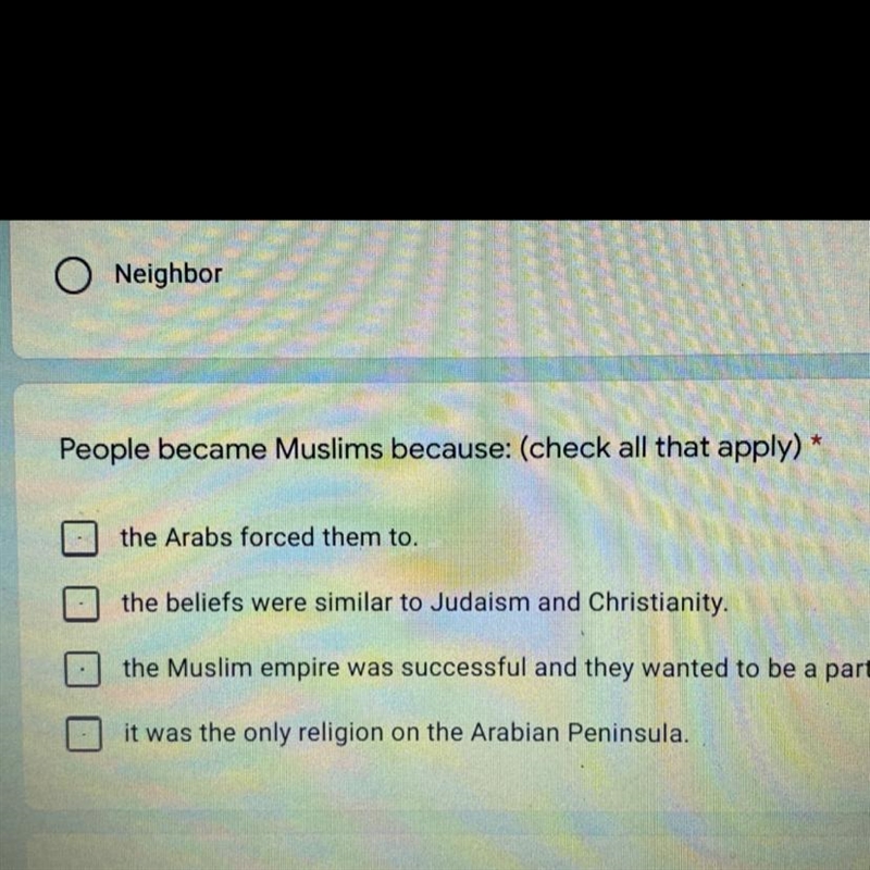 People became Muslims because: (check all that apply)-example-1