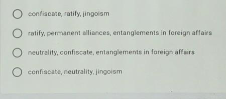 5) Fill in the correct three words or phrases from among the choices, provided in-example-1