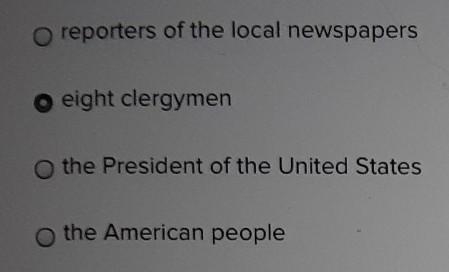 Who was the intended audience that Dr. King hoped would read his "Letter from-example-1