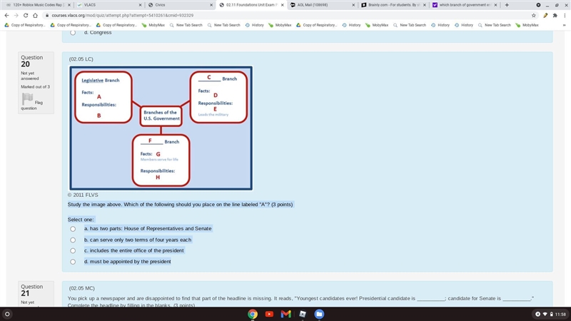 Study the image above. Which of the following should you place on the line labeled-example-1