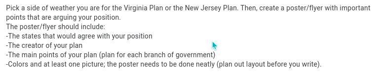 I just need the information please. What would it be for the Virginia Plan, and I-example-1