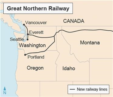 PLS HELP I HAVE TIME LIMIT | Wa. State History full year 7th The map shows a railway-example-1