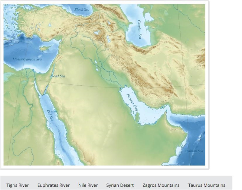 Name the rivers and landforms shown on the map.-example-1