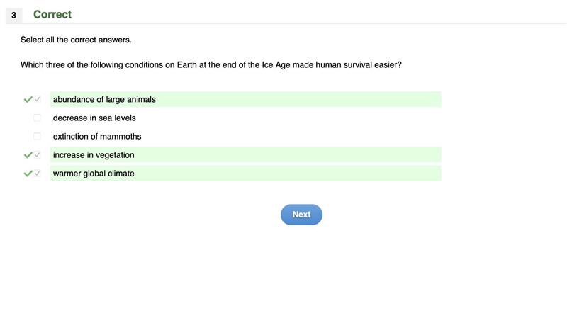 Select all the correct answers. Which three of the following conditions on Earth at-example-1