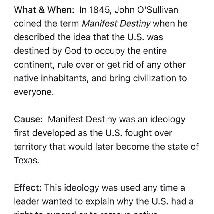 How was President Polk’s argument for annexation informed by the concept of Manifest-example-1