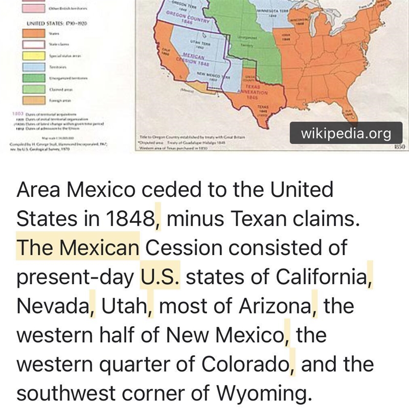 What were the Mexican American u.s. territorial acquisitions?-example-1