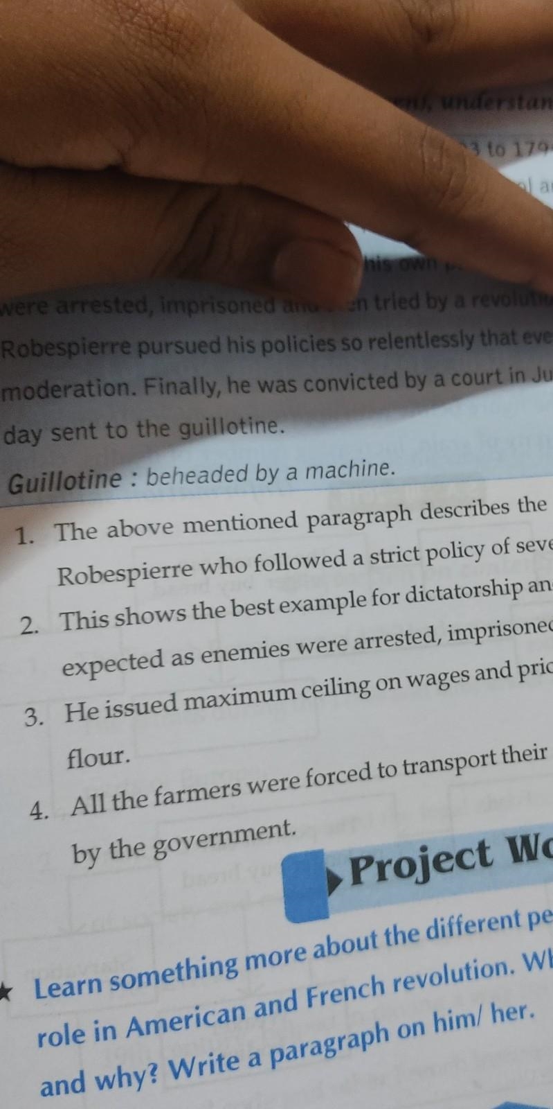 Does Robespierre sound reasonable in this speech? Why or why not? Use evidence from-example-1