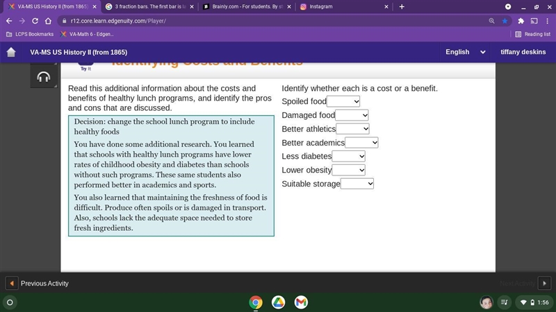 Read this additional information about the costs and benefits of healthy lunch programs-example-1