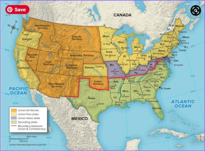 How do you think the location of the Union slave states affected their decision not-example-1