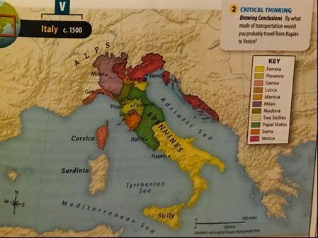 plzzzzzzzzzzzzzzExplain how the Italian Peninsula impacted the movement of resources-example-1