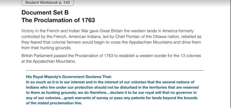 How did British policies and actions after the French and Indian War create dissent-example-3