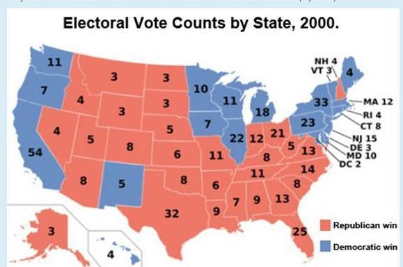 Why were the election results for Florida so critical in the 2000 election? a. Florida-example-1