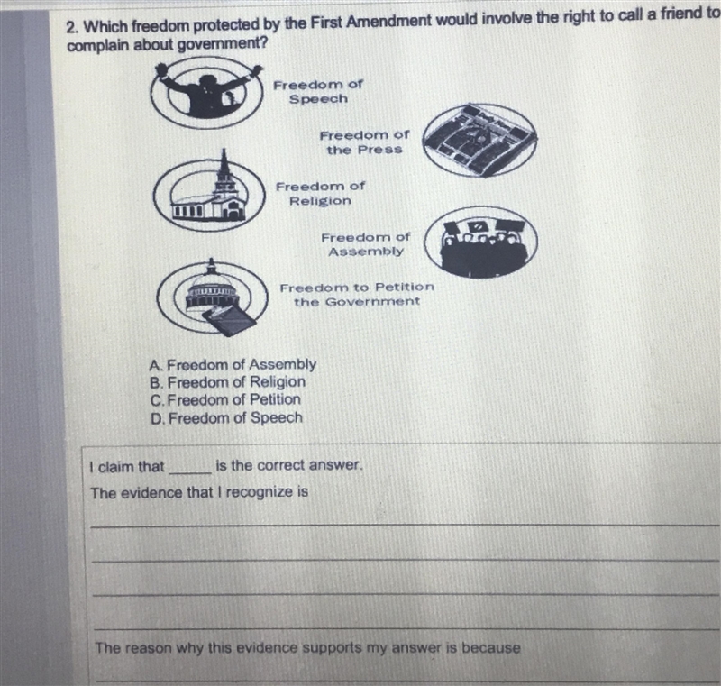 Please help with my civics, please answer all 3=parts of each question-example-2