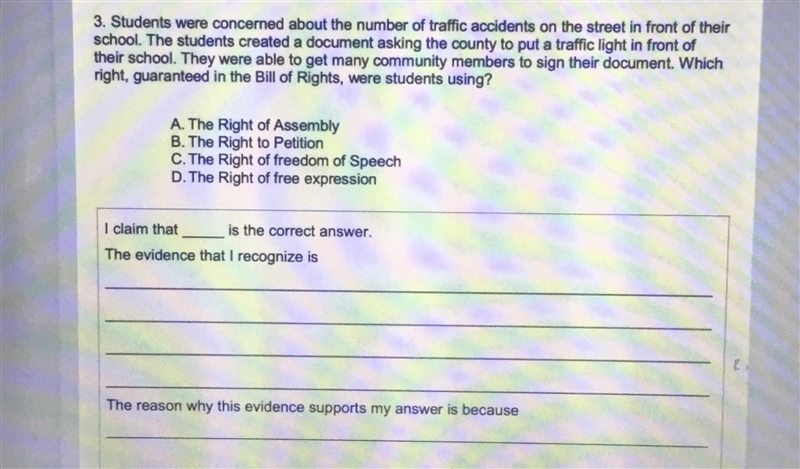 Please help with my civics, please answer all 3=parts of each question-example-3