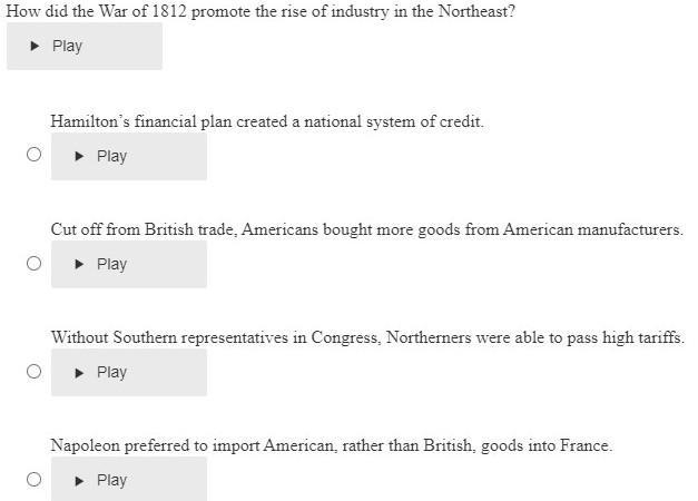 5) How did the War of 1812 promote the rise of industry in the Northeast? HELP ASAP-example-1