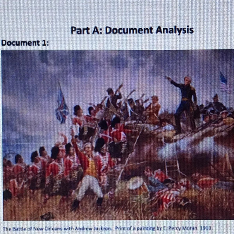 What role did Andrew Jackson play in the Battle of New Orleans? How can you tell that-example-1