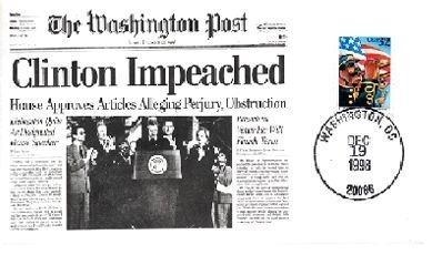 The image shown is a historical front page headline from the Washington Post. What-example-1