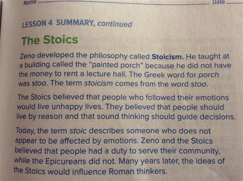 Plsssssss Help!!!!! Which philosophy do you think is better: Epicurism or Stoicism-example-2