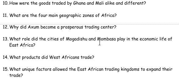 A few questions on Africa Please Help!!! Due in 5 minutes!!!!-example-1