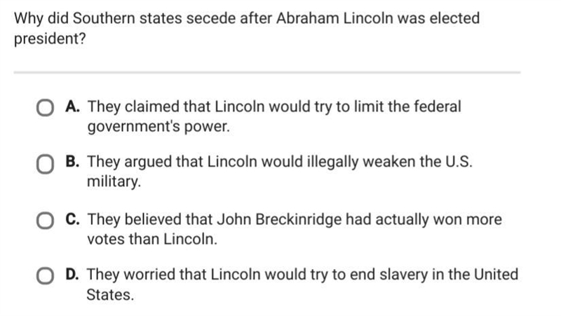 Seced after Abraham Lincoln was elected presdient?-example-1