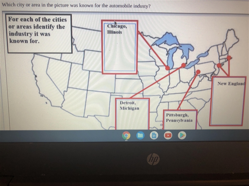 Which city or area was known for the auto mobile industry-example-1