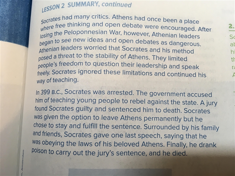 Plsssssssss Help!!!!! Underline the sentence that describes one difference between-example-2