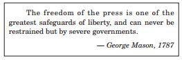 The following excerpt relates to which amendment of the Bill of Rights? Select one-example-1