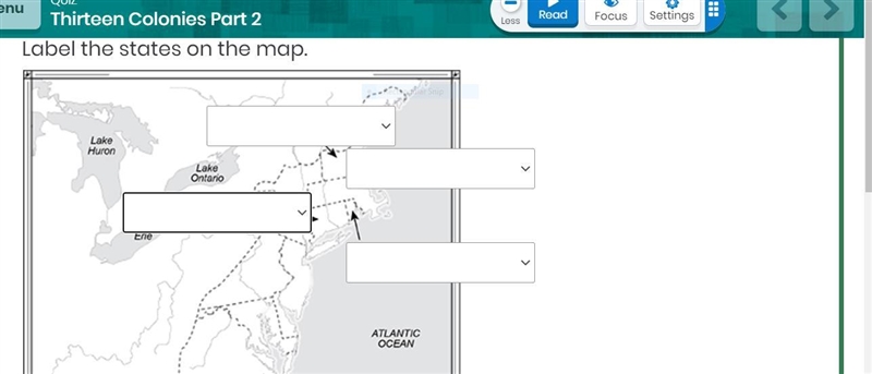 The options are Rhode island , Connecticut ,Massachusetts, New Hampshire-example-1