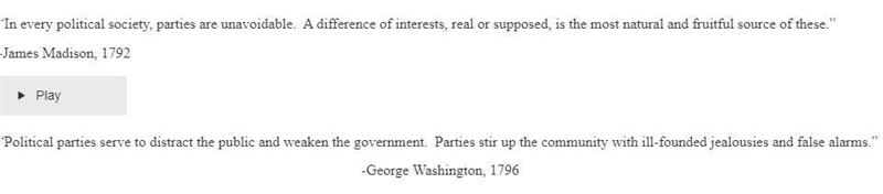 14) What were James Madison and George Washington disagreeing about in these statements-example-1