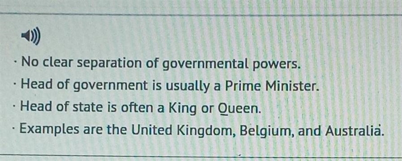 This is a description of what type of government system? A: autocratic B: oligarchic-example-1