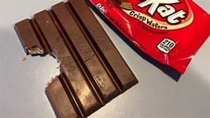 Can I sue someone for biting a KitKat like this? If so ill be $100 million dollars-example-1