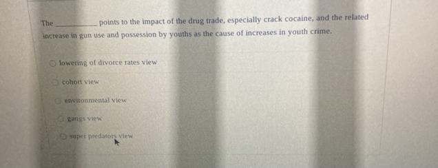 The blank points to the impact of the drug trade-example-1