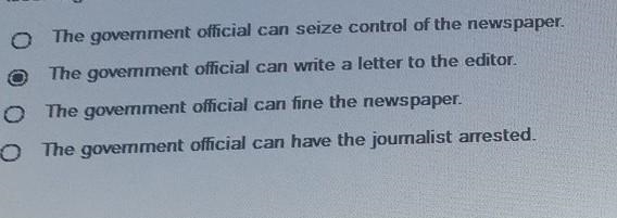 PLEASE HELP IM STRUGGLING AND I NEED TO KNOW QUESTION:According to the Bills of Rights-example-1