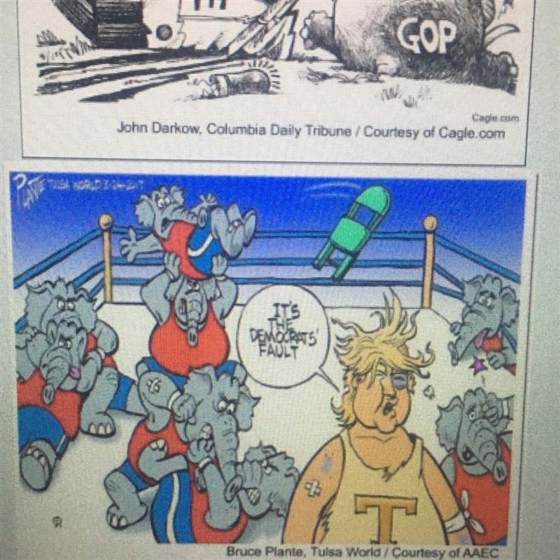 What do these cartoons say about the Republicans' failure to pass a new health care-example-1