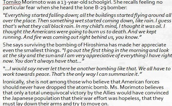 One way that Ms. Morimoto’s perspective is the same as President Truman’s is the __________. A-example-1