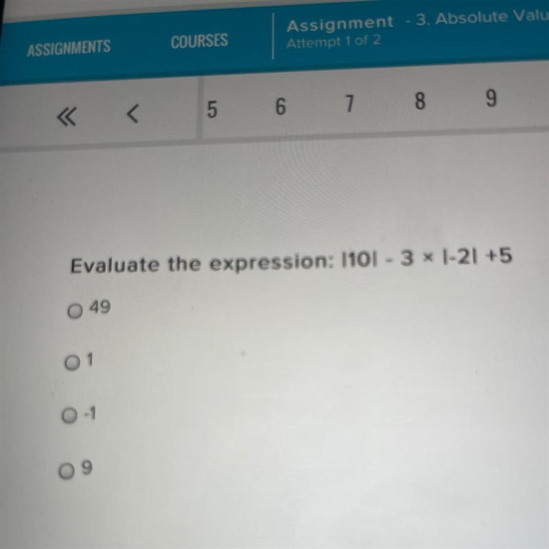 Evaluate the expression:-example-1