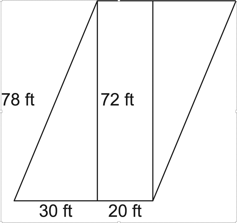 A garden is going to be built in the city park in the shape of a parallelogram with-example-1