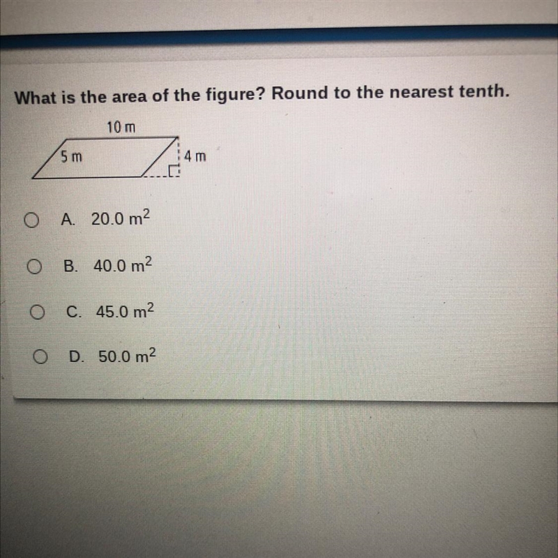 What is the area of the figure . Round to the nearest tenth.-example-1